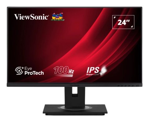 VIEWSONIC Viewsonic VG Series VG2448a monitor komputerowy 61 cm (24") 1920 x 1080 px Full HD LED Czarny