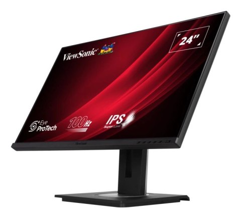 VIEWSONIC Viewsonic VG Series VG2448a monitor komputerowy 61 cm (24") 1920 x 1080 px Full HD LED Czarny