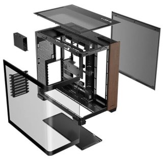 Antec Antec C8 Curve Wood Full Tower Czarny, Przezroczysty, Drewno