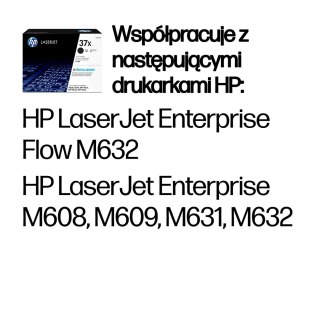 Hewlett-Packard HP 37X oryginalny wkład z czarnym tonerem LaserJet XL