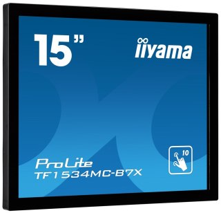 IIYAMA Iiyama TF1534MC-B7X monitor komputerowy 38,1 cm (15") 1024 x 768 px XGA LED Ekran dotykowy Przeznaczony dla wielu użytkowników C