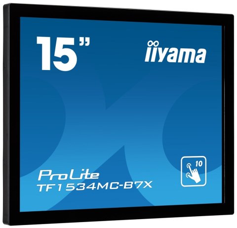 IIYAMA Iiyama TF1534MC-B7X monitor komputerowy 38,1 cm (15") 1024 x 768 px XGA LED Ekran dotykowy Przeznaczony dla wielu użytkowników C