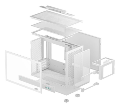 DEEPCOOL DeepCool CH160 PLUS WH Small Form Factor (SFF) Biały