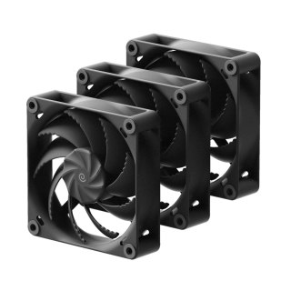 No name HAVN HVN-FS-H1230-02-TRI system chłodzenia komputerów Obudowa komputera Wentylator 12 cm Czarny 3 szt.