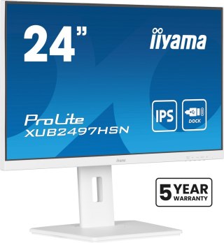 IIYAMA Monitor LCD 23,8" iiyama ProLite XUB2497HSN-W2 60,5cm 1920x1080px Full HD LED Biały