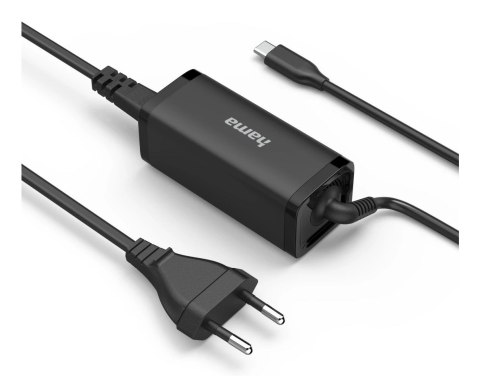 No name Hama 00200023 adapter zasilający/ inwentor Wewnętrzna 65 W Czarny