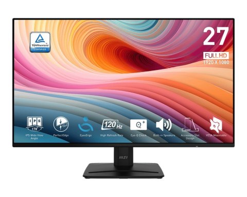 MSI MSI Pro MP271A E2 monitor komputerowy 68,6 cm (27") 1920 x 1080 px Full HD LCD Czarny / PROMOCJA