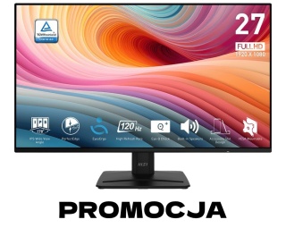MSI MSI Pro MP271A E2 monitor komputerowy 68,6 cm (27") 1920 x 1080 px Full HD LCD Czarny / PROMOCJA