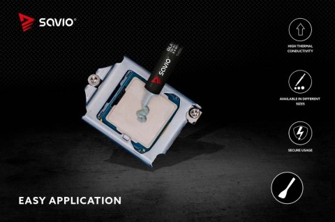 Savio Pasta termoprzewodząca Glacier 8.5 W/mK 2g TG-02