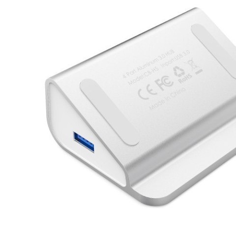 AUKEY CB-H5 HUB USB aluminiowy HUB USB-A | 4xUSB 3.0 | 5Gbps