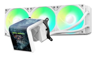 FRACTAL DESIGN TRYX PANORAMA SE ARGB 360 Kompletne chłodzenie wodne, wyświetlacz 3D AMOLED - 360mm, biały