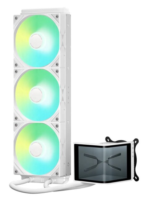 FRACTAL DESIGN TRYX PANORAMA SE ARGB 360 Kompletne chłodzenie wodne, wyświetlacz 3D AMOLED - 360mm, biały