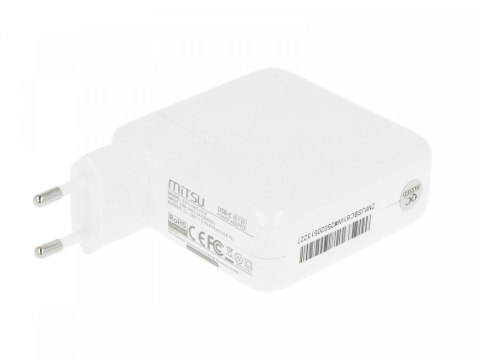 Mitsu Zasilacz ładowarka do laptopa 61W USB-C 5V-9V-12V-15V-20V-20.3V/3A PD