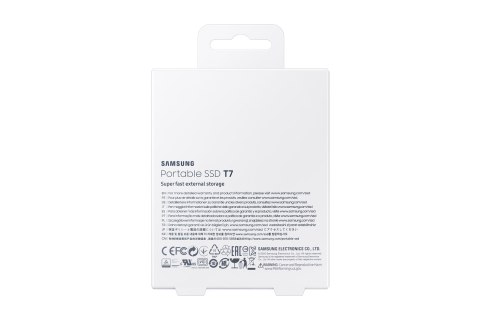 Samsung Dysk zewnętrzny SSD Samsung T7 (1TB; USB 3.2; niebieski; MU-PC1T0H/WW)