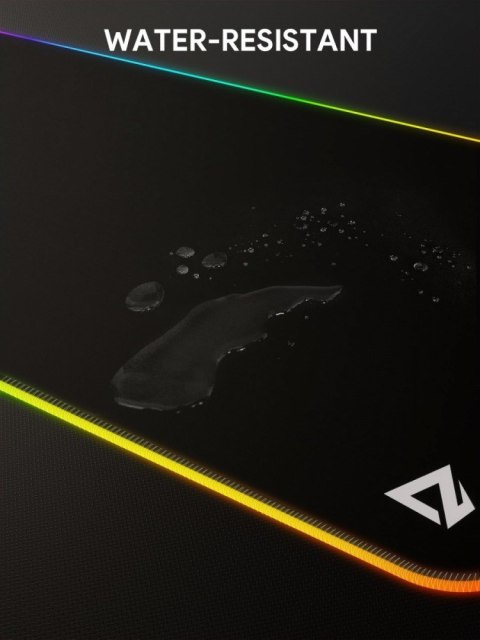 AUKEY KM-P7 RGB podkładka pod mysz i klawiaturę XXL gamingowa| 900x400x4mm | wodoodporna | gumowany spód | aplikacja G-aim Control Cen