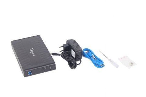 GEMBIRD Kieszeń GEMBIRD EE3-U3S-3 (3.5"; USB 3.0; Aluminium; kolor czarny)