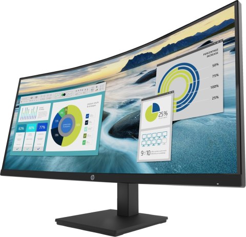 Hewlett-Packard Monitor HP P34hc G4 21Y56AA#ABB 34" 3440x1440px Quad HD LED Czarny