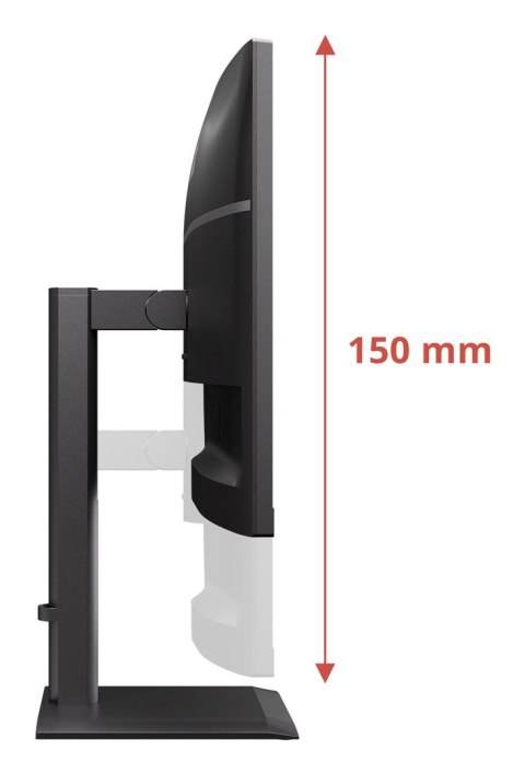 AOC AOC E4 U27E4CV monitor komputerowy 68,6 cm (27") 3840 x 2160 px 4K Ultra HD LED Czarny