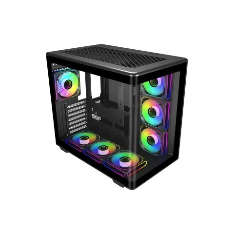 Cooler Master Obudowa Elite 600 black 7*ARGB Fan Version + Hub