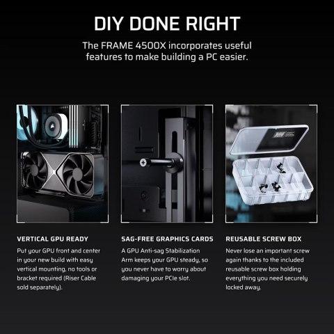 Corsair Obudowa Corsair FRAME 4500X RS-R ARGB Tempered Glass Mid-Tower, Black