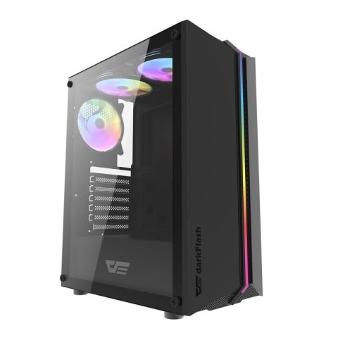 No name DarkFlash DK151 Midi Tower Czarny