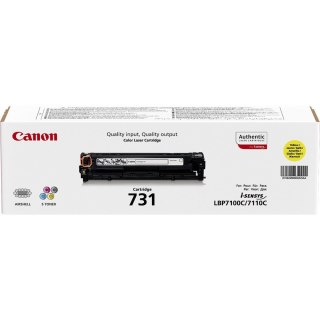 Canon Canon 731 kaseta z tonerem 1 szt. Oryginalny Żółty