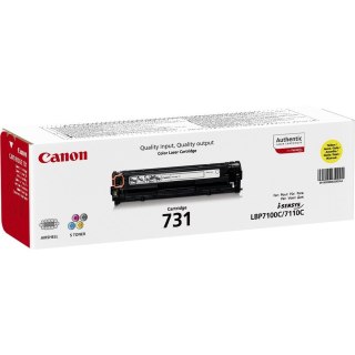 Canon Canon 731 kaseta z tonerem 1 szt. Oryginalny Żółty