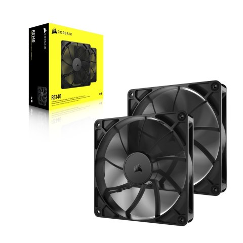 Corsair Corsair RS140 Obudowa komputera Wentylator 14 cm Czarny 2 szt.