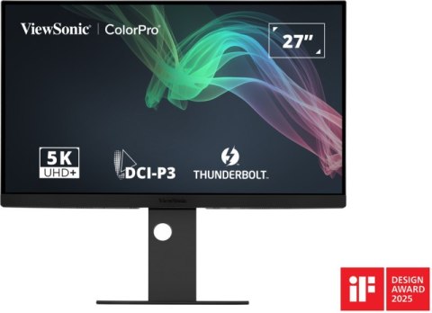 VIEWSONIC Viewsonic VP2788-5K monitor komputerowy 68,6 cm (27") 5120 x 2880 px 5K Ultra HD LED Czarny