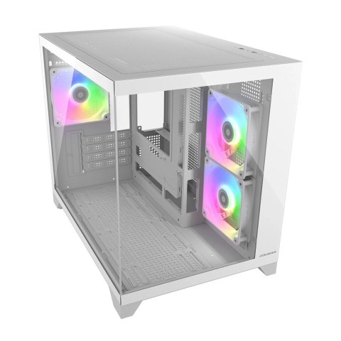 COUGAR COUGAR CGR-2QA6W-RGB Mini Tower Biały
