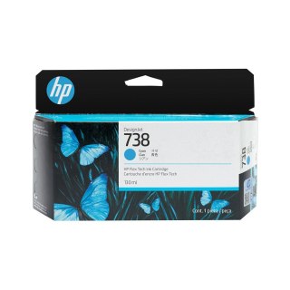 Hewlett-Packard HP 738 Cyjan Tintenpatrone 130ml