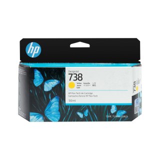 Hewlett-Packard HP Wkład z atramentem żółtym DesignJet 738 130 ml