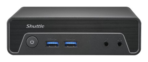 Shuttle Shuttle Nano PC NE10N, Intel N 100, 1x HDMI, 1x DP, 6x USB, 1x LAN, bez wentylatora, ciągła praca 24/7, w tym VESA, komputer PC 