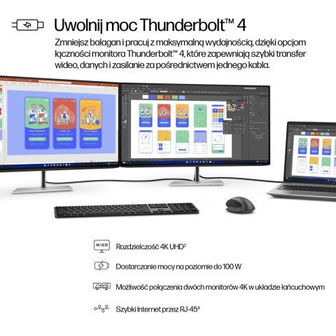 Hewlett-Packard HP Monitor Pro seria 7 4K Thunderbolt 4 - 732pk, 31,5"