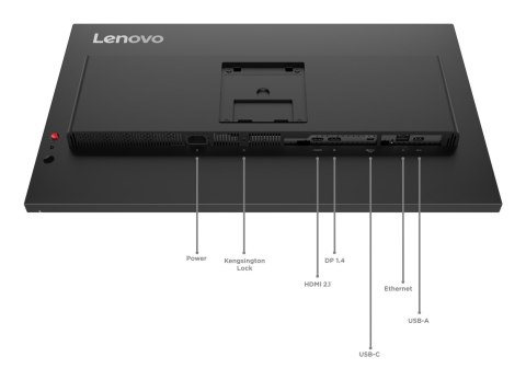 Lenovo Lenovo ThinkVision T27UD-40 27"UHD 60Hz 350nits AG HDMI DP USB Eclipse Black