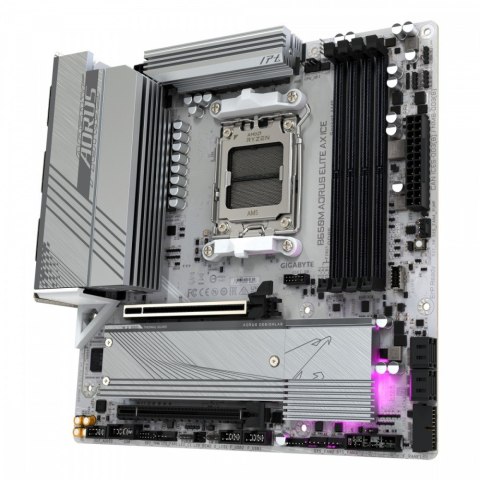 Gigabyte Płyta główna B650M A ELITE AX ICE HDMI/DP M2 m.ATX
