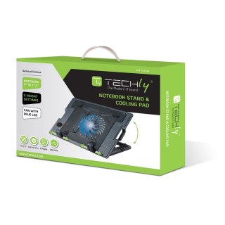 TECHly TECHLY PODSTAWKA CHŁODZĄCA WENTYLATOR POD LAPTOPA
