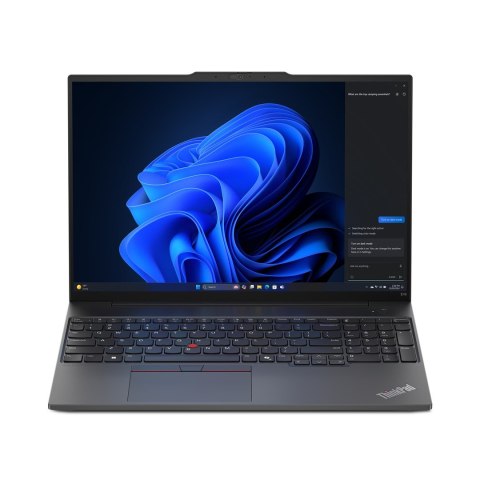 Lenovo Lenovo ThinkPad E16 Gen 2 Ryzen 5 7535U 16"WUXGA IPS 300nits AG 8GB DDR5 SSD256 660M Backlit Kb FgPr Cam1080p 47Wh W11Pro Black 