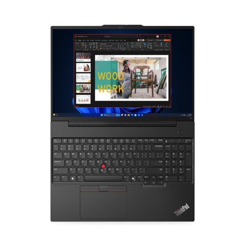 Lenovo Lenovo ThinkPad E16 Gen 2 Ryzen 5 7535U 16"WUXGA IPS 300nits AG 8GB DDR5 SSD256 660M Backlit Kb FgPr Cam1080p 47Wh W11Pro Black 