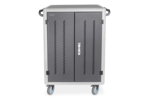 DIGITUS Szafa mobilna DIGITUS DN-45005 do ładowania notebooków/tabletów z ekranem do 15,6", synchronizacja danych, UV-C