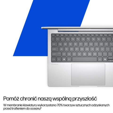 Hewlett-Packard HP EliteBook 8 G1i Ultra 7 255U 14"WUXGA 400nits AG LBL 32GB DDR5 5600 SSD512 Intel Arc Cam 5MP+IR+ISP 62Wh W11Pro Glacier Silve
