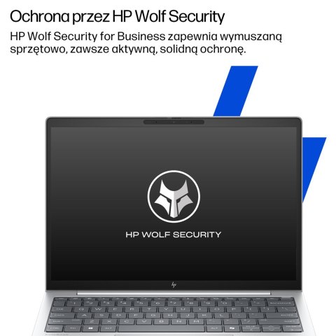 Hewlett-Packard HP EliteBook 8 G1i Ultra 7 255U 14"WUXGA 400nits AG LBL 32GB DDR5 5600 SSD512 Intel Arc Cam 5MP+IR+ISP 62Wh W11Pro Glacier Silve