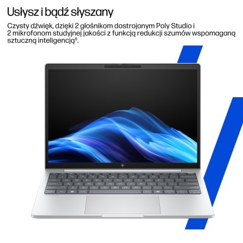 Hewlett-Packard HP EliteBook 8 G1i Ultra 7 255U 14"WUXGA 400nits AG LBL 32GB DDR5 5600 SSD512 Intel Arc Cam 5MP+IR+ISP 62Wh W11Pro Glacier Silve