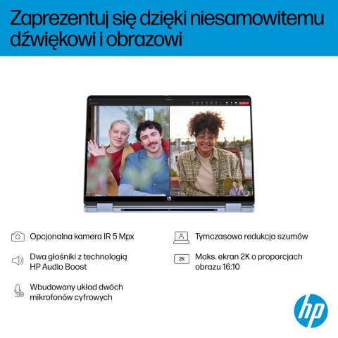 Hewlett-Packard HP OmniBook 5 Flip 14-fp0004nw Core 5 120U 14"2K Touch IPS 300nits 16GB LPDDR5 5200 SSD512 Intel Graphics Cam 1080p 68Wh Win11 B