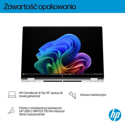 Hewlett-Packard HP OmniBook X Flip 16-as0003nw Ultra 7 258V 16.0"3K Touch OLED IPS 120Hz 300nits AG 32GB LPDDR5X SSD1TB Arc 140V Cam 5MPx + IR 6