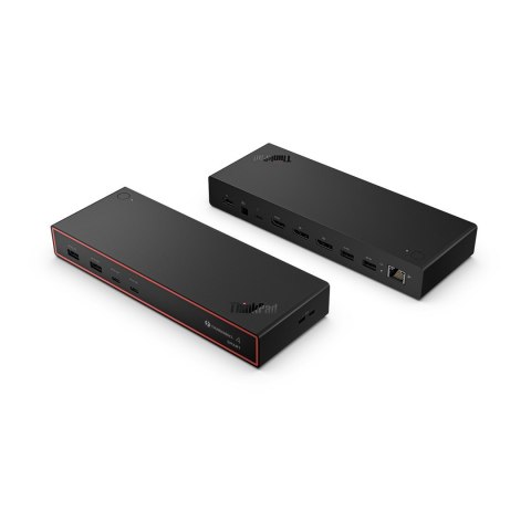 Lenovo Inteligentna stacja dokująca Lenovo ThinkPad USB4 5500 (z zasilaczem 135 W) | Ilość DisplayPorts: 2 | Ilość portów HDMI: 1 | 100