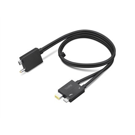 Lenovo Lenovo 4X91K16970 kabel Thunderbolt 0,7 m 40 Gbit/s Czarny