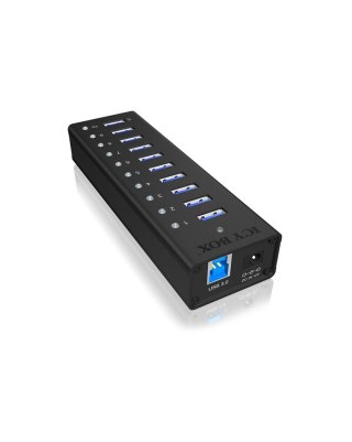 RAIDSONIC ICY BOX IB-AC6110 USB 3.2 Gen 1 (3.1 Gen 1) Type-B 5000 Mbit/s Czarny
