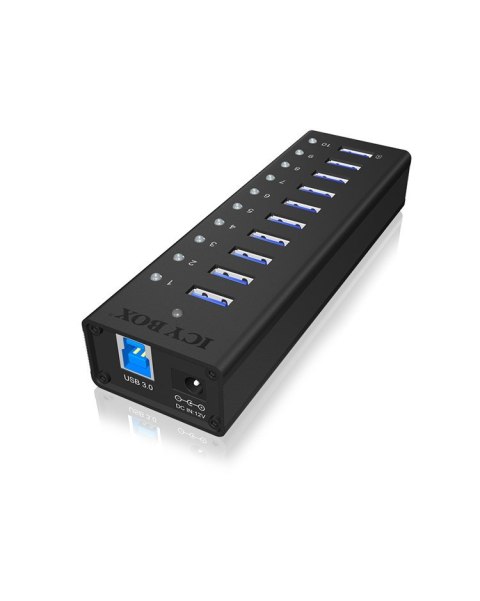 RAIDSONIC ICY BOX IB-AC6110 USB 3.2 Gen 1 (3.1 Gen 1) Type-B 5000 Mbit/s Czarny