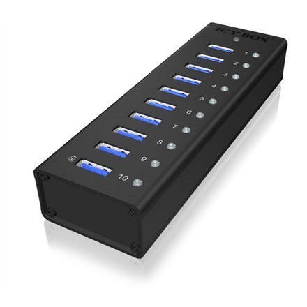 RAIDSONIC ICY BOX IB-AC6110 USB 3.2 Gen 1 (3.1 Gen 1) Type-B 5000 Mbit/s Czarny